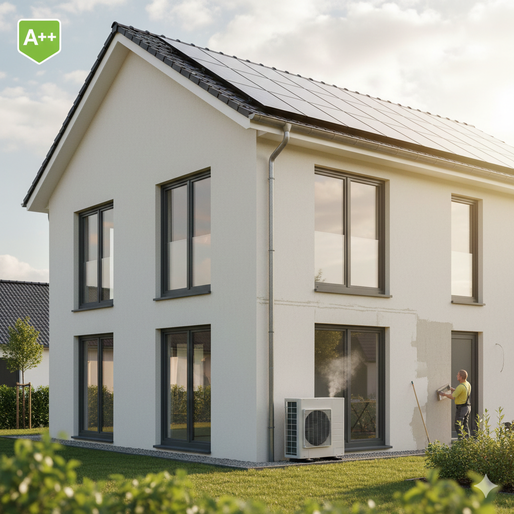 Isolation extérieure crépi